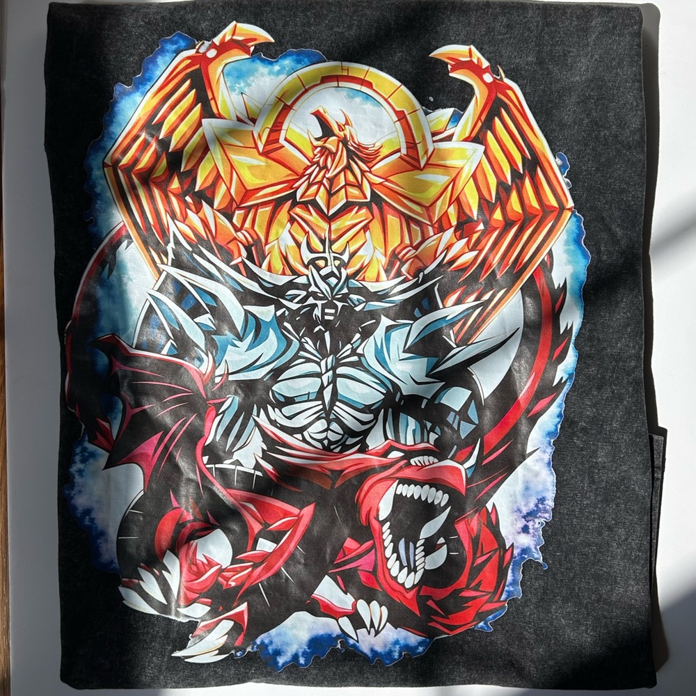 Yu-Gi-Oh! Egyptian Gods Graphic T-shirt Adult/Mens Size S